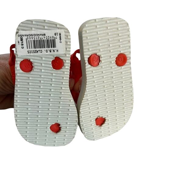 Havaianas Mickey Mouse Flip Flops Baby Thong Sandal Slingback Elastic Sz 5C New - Picture 5 of 11